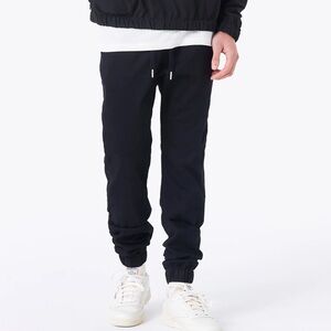 Zanerobe Sureshot Jogger Pants Solid Black Elastic Waist Size 32 Waist Men’s